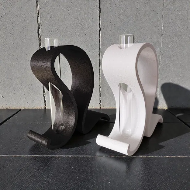 Bộ bình cắm hoa ống nghiệm đẹp (test tube vase set) kèm cylinder in được - Image 6