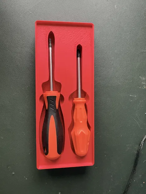 Hộp đựng tua vít Prusa Gridfinity 2x5 - Image 1