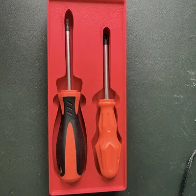 Hộp đựng tua vít Prusa Gridfinity 2x5