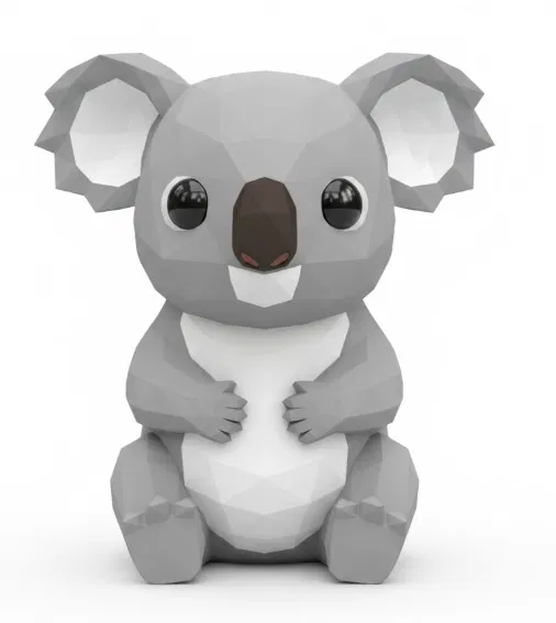 Koala low poly - Image 1