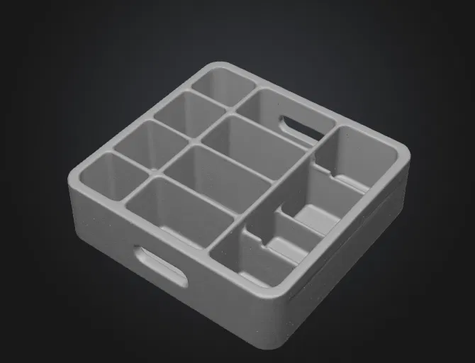 Khay Organizer Hình Chữ Nhật để Kệ (Shelf Organizer rectangular) - Image 1