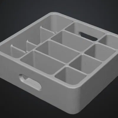 Khay Organizer Hình Chữ Nhật để Kệ (Shelf Organizer rectangular)