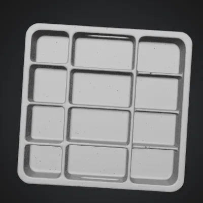 Khay Organizer Hình Chữ Nhật để Kệ (Shelf Organizer rectangular)