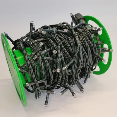 Cuộn quấn dây đèn LED Giáng Sinh Xmas Tree Chain Spool