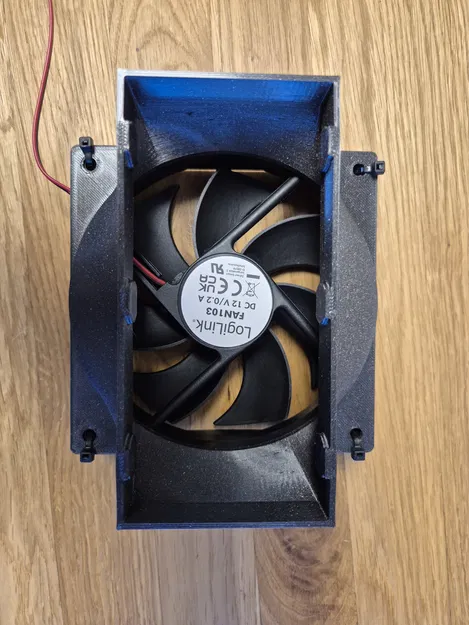 Heizkörper Lüfter – Giá đỡ gắn quạt 120mm dưới radiator bằng nam châm - Image 4