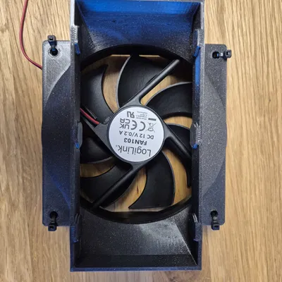 Heizkörper Lüfter – Giá đỡ gắn quạt 120mm dưới radiator bằng nam châm