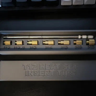 Hộp đựng đầu tip heat-set insert cho mỏ hàn T12