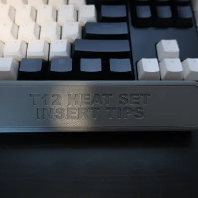 Hộp đựng đầu tip heat-set insert cho mỏ hàn T12