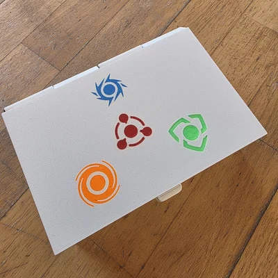 Hộp Beyblade X 6 ngăn có ký hiệu (Symbols)