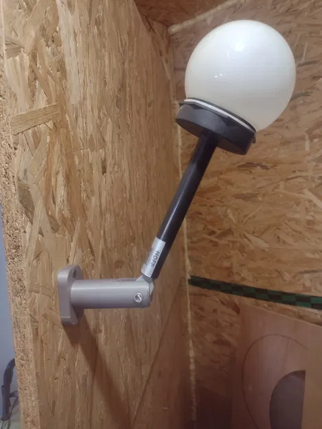 Giá đỡ đèn sân vườn khớp xoay (articulated) - Image 5