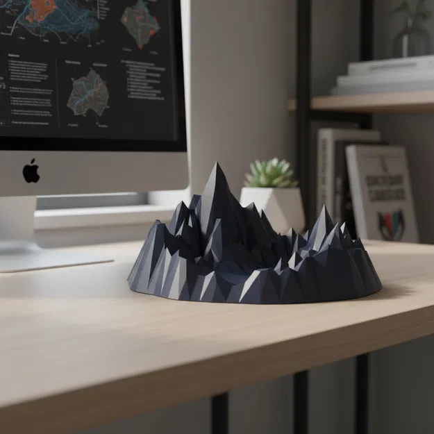 Địa Hình Núi Low Poly (Low Poly Mountain Terrain) - Image 3