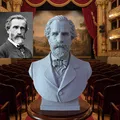 Giuseppe Fortunino Francesco Verdi - Tượng bán thân - Thumbnail 1