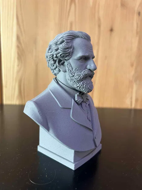 Giuseppe Fortunino Francesco Verdi - Tượng bán thân - Image 5