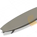 Ván lướt sóng Shortboard (Pyzalien 2) kèm fins và grippad - Thumbnail 2