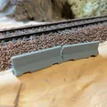 Dải phân cách bê tông Jersey tỉ lệ H0 – Modular cho đường & công trường (Model Railway) - Thumbnail 1