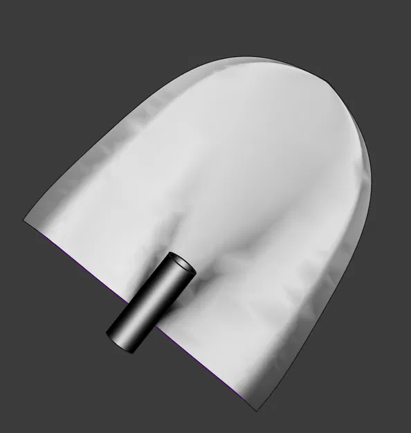 Tutorial FreeCAD: Xẻng - Curves Workbench, Sweep Along 2 Rails - Image 1