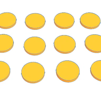 Tháp xếp chồng + 12 miếng xếp chồng (stacking tower + 12 stacking counters)