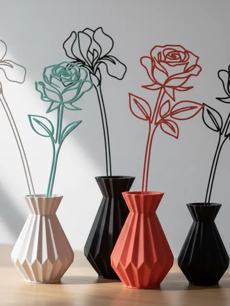 Rose & Lily - Decor Bình Hoa - Hoa Tối Giản - Image 1