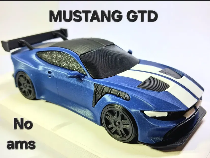 Bộ kit lắp ráp mô hình tỉ lệ Mustang GTD - Image 3