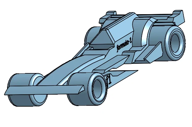 Xe đua bàn lấy cảm hứng Formula (Formula-inspired desk racer) - Image 1