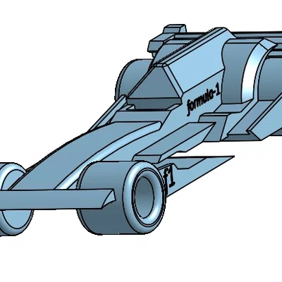 Xe đua bàn lấy cảm hứng Formula (Formula-inspired desk racer)