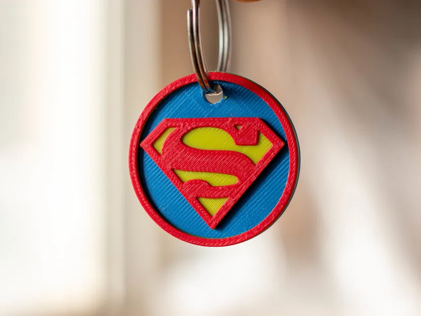 Móc khóa logo Superman - Image 1