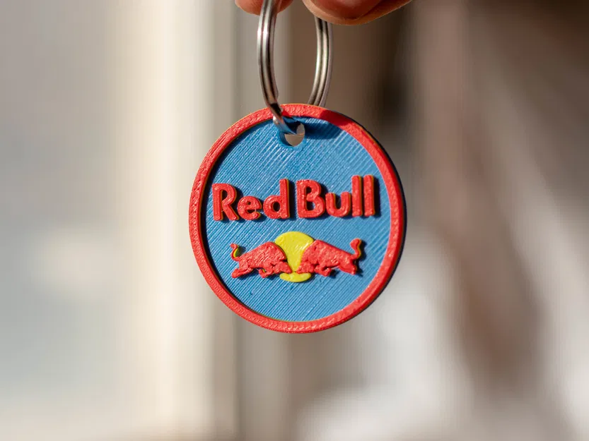 Móc khóa logo Red Bull - Image 1