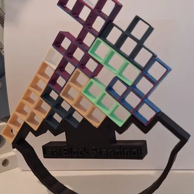 Last block standing travel game – Trò giữ thăng bằng bản du lịch