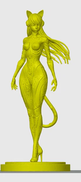 Figure Cyber Cat-Girl 29 - Image 1