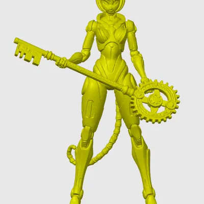 Figurine Cô Mèo Cyber 30