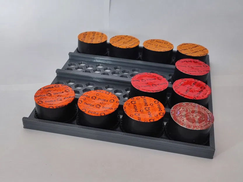 Giá đựng capsule Delta Q Flat | Treo tường & để ngăn kéo (1-5x) - Image 2