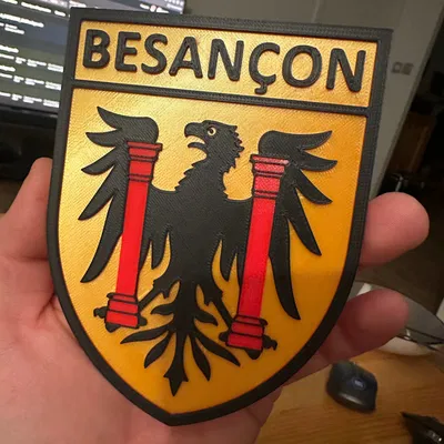 Huy Hiệu Thành Phố Besançon - Mô Hình 3D