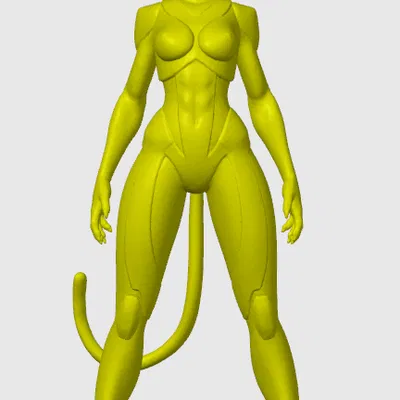 Figurine Cyber Cat-Girl 31