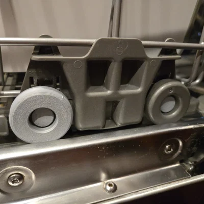 Bánh xe máy rửa chén Whirlpool - giàn dưới (Lower Rack)