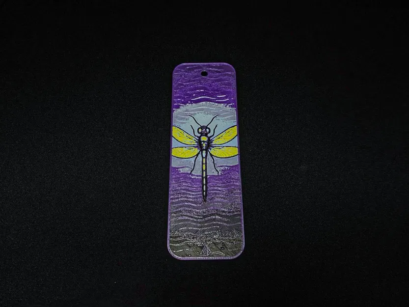 Bookmark Chuồn Chuồn Hueforge (Hueforge Dragonfly Bookmark) - Image 2