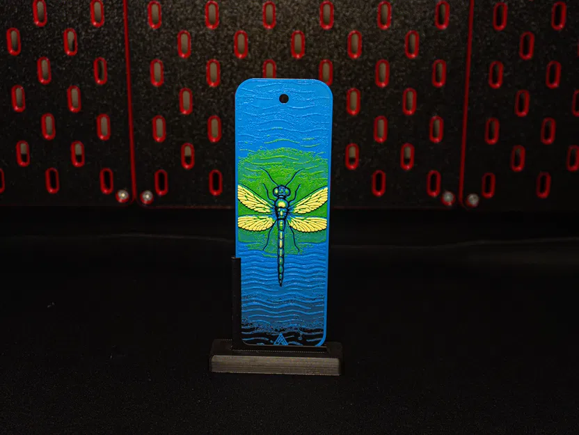 Bookmark Chuồn Chuồn Hueforge (Hueforge Dragonfly Bookmark) - Image 4