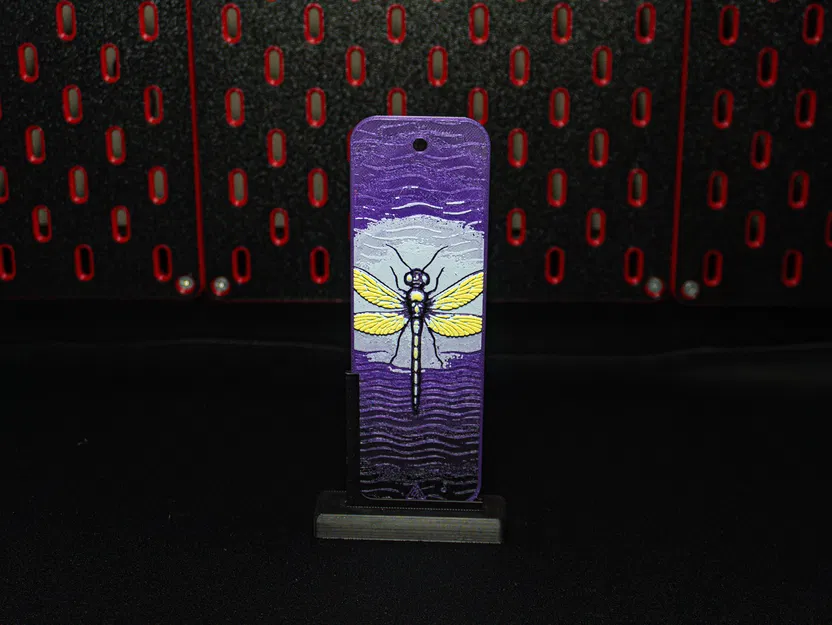 Bookmark Chuồn Chuồn Hueforge (Hueforge Dragonfly Bookmark) - Image 5