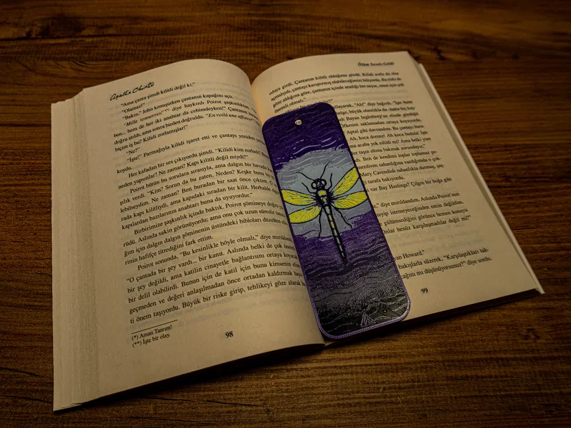 Bookmark Chuồn Chuồn Hueforge (Hueforge Dragonfly Bookmark) - Image 7