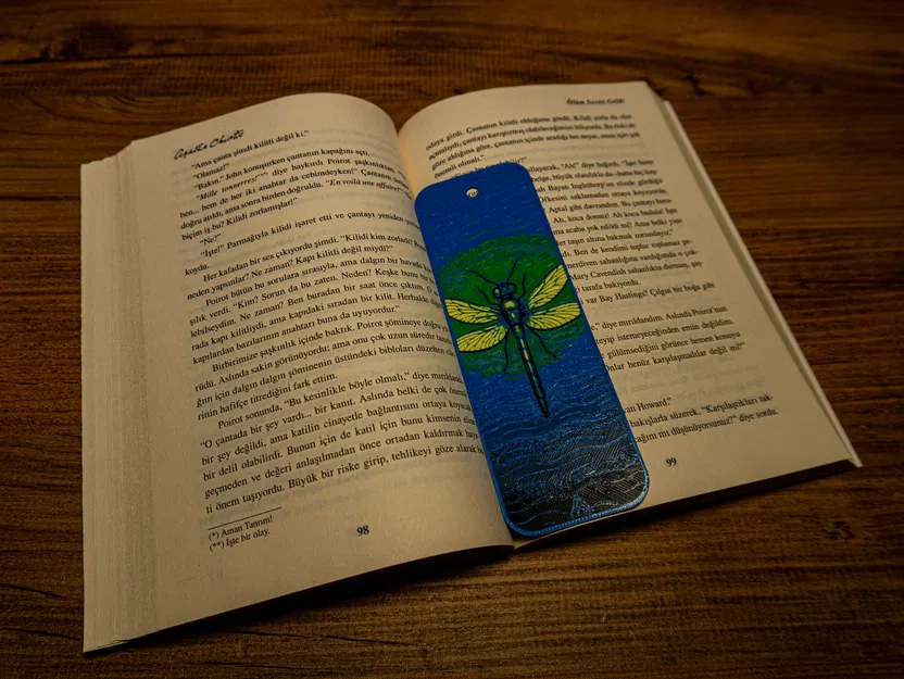 Bookmark Chuồn Chuồn Hueforge (Hueforge Dragonfly Bookmark) - Image 8