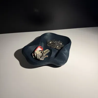 Tô Đựng Đồ Vặt Vân Đá Chạm Khắc (Carved Stone Catchall Bowl)