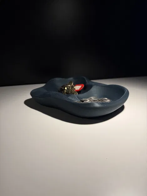 Tô Đựng Đồ Vặt Vân Đá Chạm Khắc (Carved Stone Catchall Bowl) - Image 4