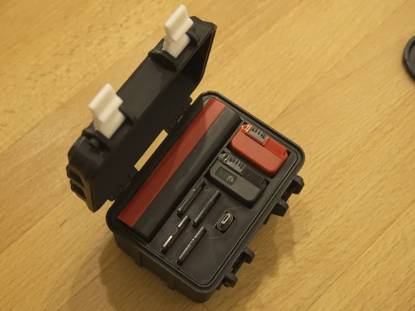 Hộp Rugged cho pin Sony NP-FW50, thẻ SD và sạc BAXXTAR - Image 3