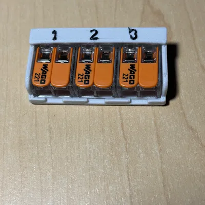 Giá đỡ cho 3 Wago 221