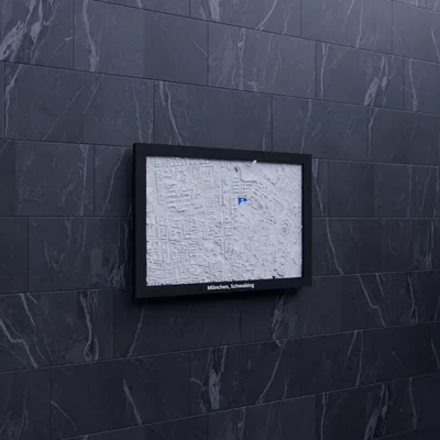 Bản thu nhỏ 3D München, Schwabing, Đức