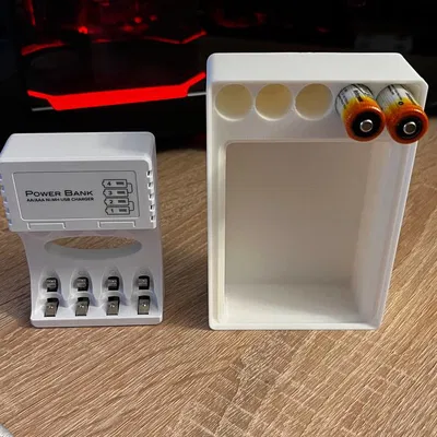 Khay Gridfinity cho Bộ Sạc Pin (Gridfinity Battery Charger)