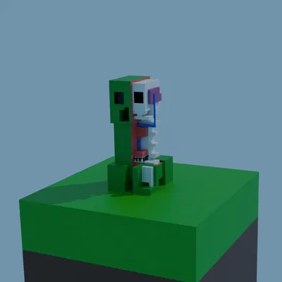 Giải phẫu Creeper Minecraft (Minecraft Creeper Anatomy)
