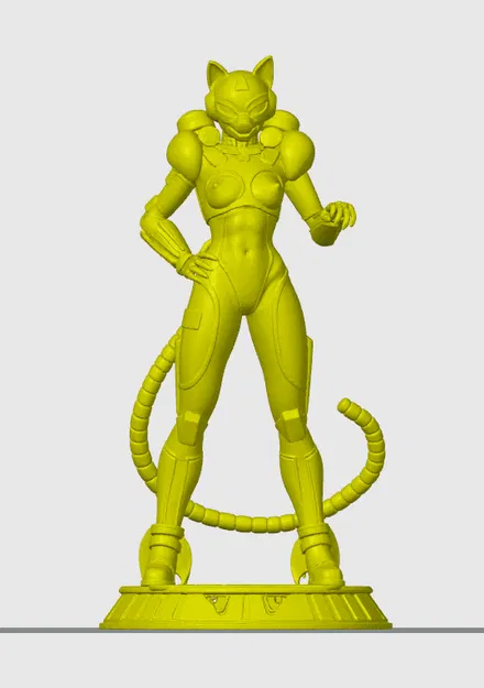 Tượng Cyber Cat-Girl 26 - Image 1