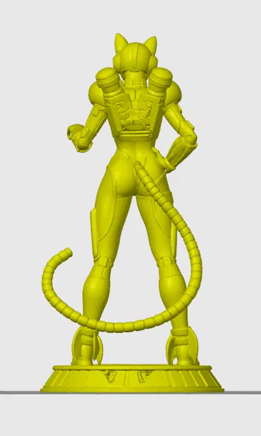 Tượng Cyber Cat-Girl 26 - Image 2