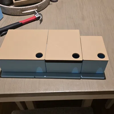 Organizer Gridfinity cho hộc center console Ford F-150/Super Duty/Expedition