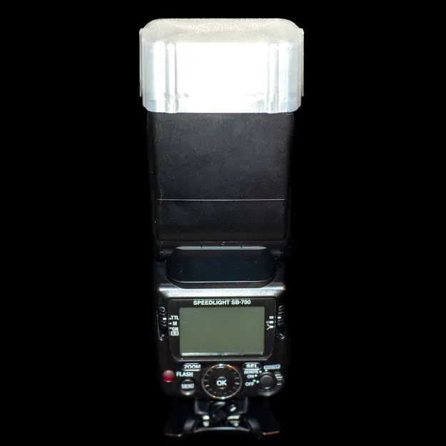 Chụp tán sáng (dome diffuser) và bounce card cho Nikon SB-700 - Image 3